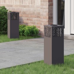 Napelemmel működő led ösvény világítás halszálka 2 pcs fekete