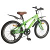 Gyerek bicikli 20 hüvelyk 6-speed 6-11 éves korig ajánlott zöld