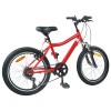 Gyerek bicikli 24 hüvelyk 6-speed 8-12 éves korig piros