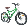 Gyerek bicikli 24 hüvelyk 6-speed 8-12 éves korig zöld