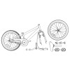 Bmx bicikli 16 hüvelyk 5-8 éves korig való narancssárga