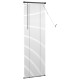 Zsaluzia állítható ezüst szürke 150 x 60 cm pvc