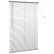 Zsaluzia állítható ezüst szürke 150 x 80 cm pvc