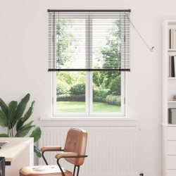 Zsaluzia állítható ezüst szürke 150 x 90 cm pvc