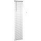 Zsaluzia állítható ezüst szürke 213 x 50 cm pvc