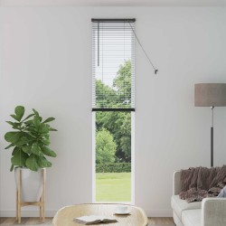 Zsaluzia állítható ezüst szürke 213 x 60 cm pvc