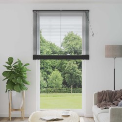 Zsaluzia állítható ezüst szürke 213 x 120 cm pvc