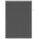 Zsaluzia állítható ezüst szürke 213 x 130 cm pvc