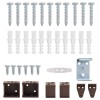 Zsaluzia sötét barna mintával 213 x 100 cm 25 mm pvc