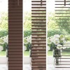 Zsaluzia sötét barna mintával 213 x 100 cm 25 mm pvc