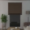 Zsaluzia sötét barna mintával 213 x 120 cm 25 mm pvc