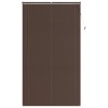 Zsaluzia sötét barna mintával 213 x 120 cm 25 mm pvc