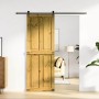 Istállóajtó corona mézes barna 70 x 210 cm tömör fenyőfa