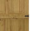 Istállóajtó corona mézes barna 80 x 210 cm tömör fenyőfa
