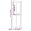 Istállóajtó corona mézes barna 80 x 210 cm tömör fenyőfa