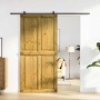Istállóajtó corona mézes barna 100 x 210 cm tömör fenyőfa