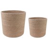 Növényi cserép készlet 2 pcs természetes ø 28 x 28 cm