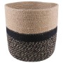 Növényi cserép készlet 2 pcs természetes és fekete ø 21 x 21 cm