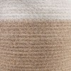 Növényi cserép készlet 2 pcs természetes és fehér ø 21 x 21 cm