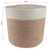 Növényi cserép készlet 2 pcs természetes és fehér ø 21 x 21 cm
