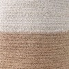 Növényi cserép készlet 2 pcs természetes és fehér ø 28 x 28 cm