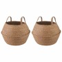 Kézi növényedény 2 pcs természetes ø 32 x 32 cm 100% tengeri fű
