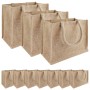 Juta táskák 10 pcs természetes 26 x 22 x 14 cm 100% tossa juta