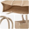 Juta táskák 5 természetes 42 x 33 x 19 cm 100% tossa juta