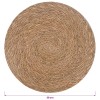 Tengeri fű terítők 6 pcs természetes ø 30 cm 100% tengeri fű
