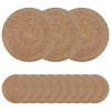 Tengeri fű terítők 50 pcs természetes ø 30 cm 100% tengeri fű