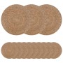Tengeri fű terítők 50 pcs természetes ø 30 cm 100% tengeri fű