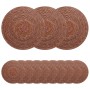 Tengeri fű terítők 12 pcs barna ø 30 cm 100% tengeri fű