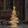Karácsonyfa 120 led-del meleg fehér 120,5 cm pet