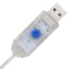 Ajándékdoboz 60 led-del 3 pcs meleg fehér 20 x 20 x 20 cm pet
