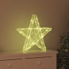 3d csillag 50 led-del meleg fehér 55 x 53.5 x 10 cm akril