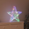 3d csillag 50 led-del sokszínű 55 x 53.5 x 10 cm akril