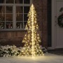Karácsonyfa 240 led-del meleg fehér 180 cm pet