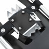 3 az 1-ben hótalp ezüst és fekete 63 x 21 cm alumínium és hdpe