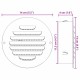 Levegő szellőzőfedél 4 pcs ezüst 125 mm rozsdamentes acél