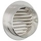 Levegő szellőzőfedél 2 pcs ezüst 150 mm rozsdamentes acél