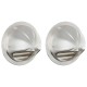 Levegő szellőzőfedél 2 pcs ezüst 150 mm rozsdamentes acél