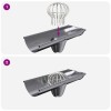 Cseppentő levélvédő 2 pcs ezüst 110 mm rozsdamentes acél