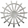 Cseppentő levélvédő 2 pcs ezüst 110 mm rozsdamentes acél