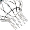 Cseppentő levélvédő 8 pcs ezüst 110 mm rozsdamentes acél