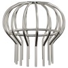 Cseppentő levélvédő 8 pcs ezüst 110 mm rozsdamentes acél