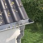 Cseppentő levélvédő 2 pcs ezüst 160 mm rozsdamentes acél