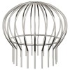 Cseppentő levélvédő 8 pcs ezüst 200 mm rozsdamentes acél