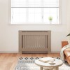 Radiátor fedezék 2 pcs sonoma tölgy 112 x 19 x 81,5cm faanyag