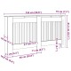 Radiátor fedezék 2 pcs szürke 152 x 19 x 81.5 cm faanyag
