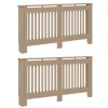 Radiátor fedezék 2 pcs sonoma tölgy 152 x 19 x 81,5cm faanyag